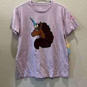 Afro unicorn shirt